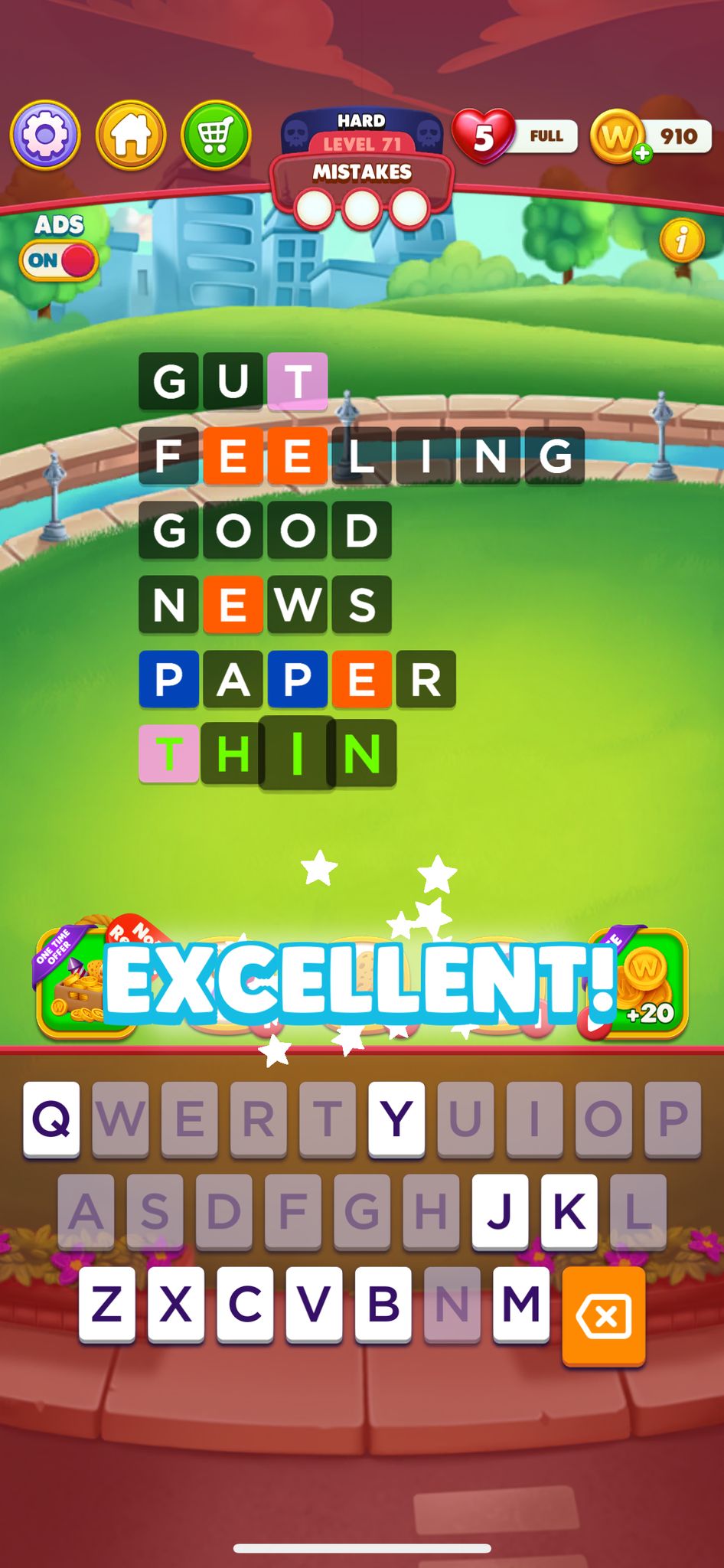Word Chain Level 71