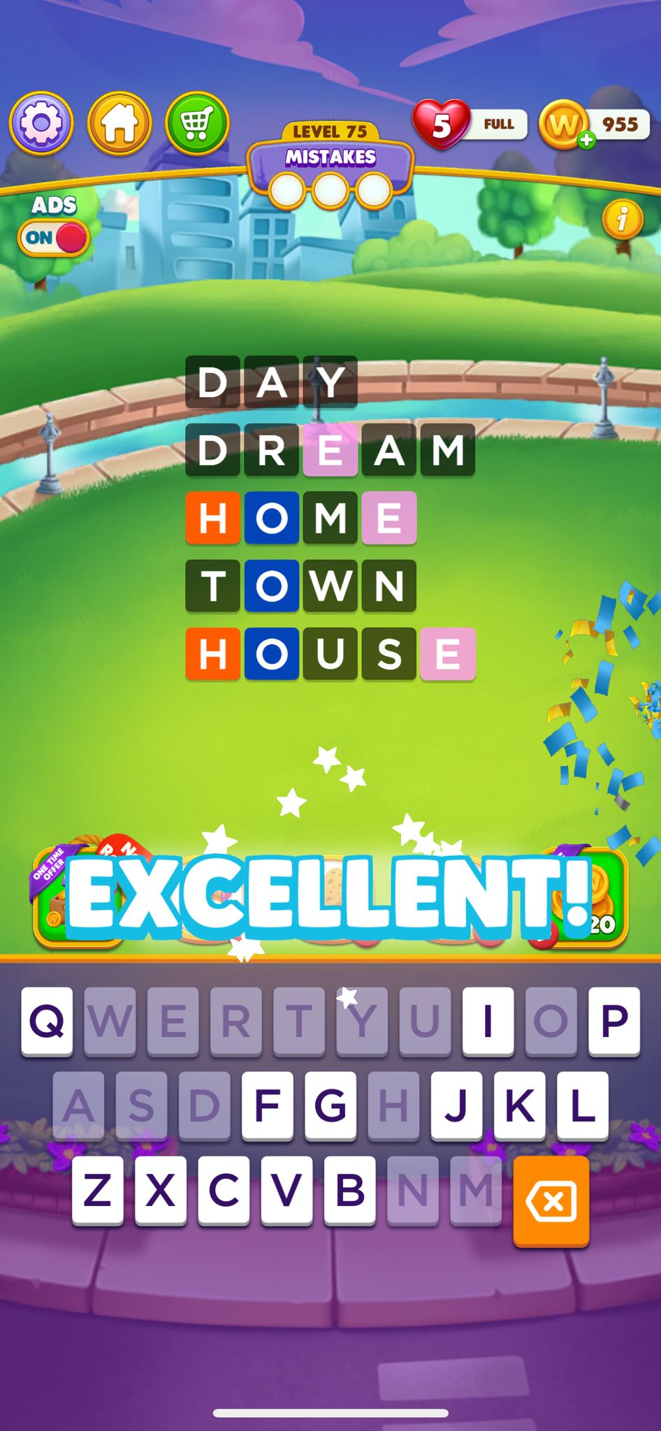 Word Chain Level 75