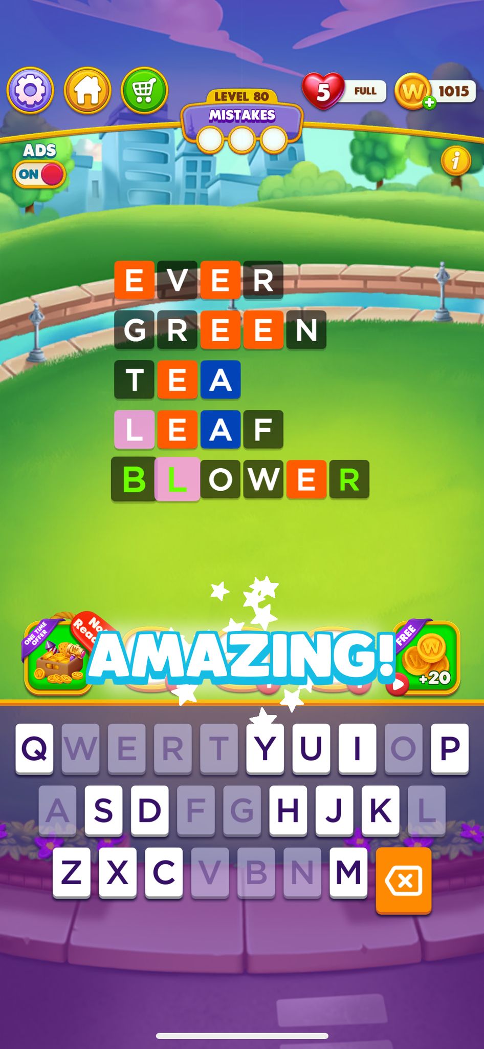 Word Chain Level 80