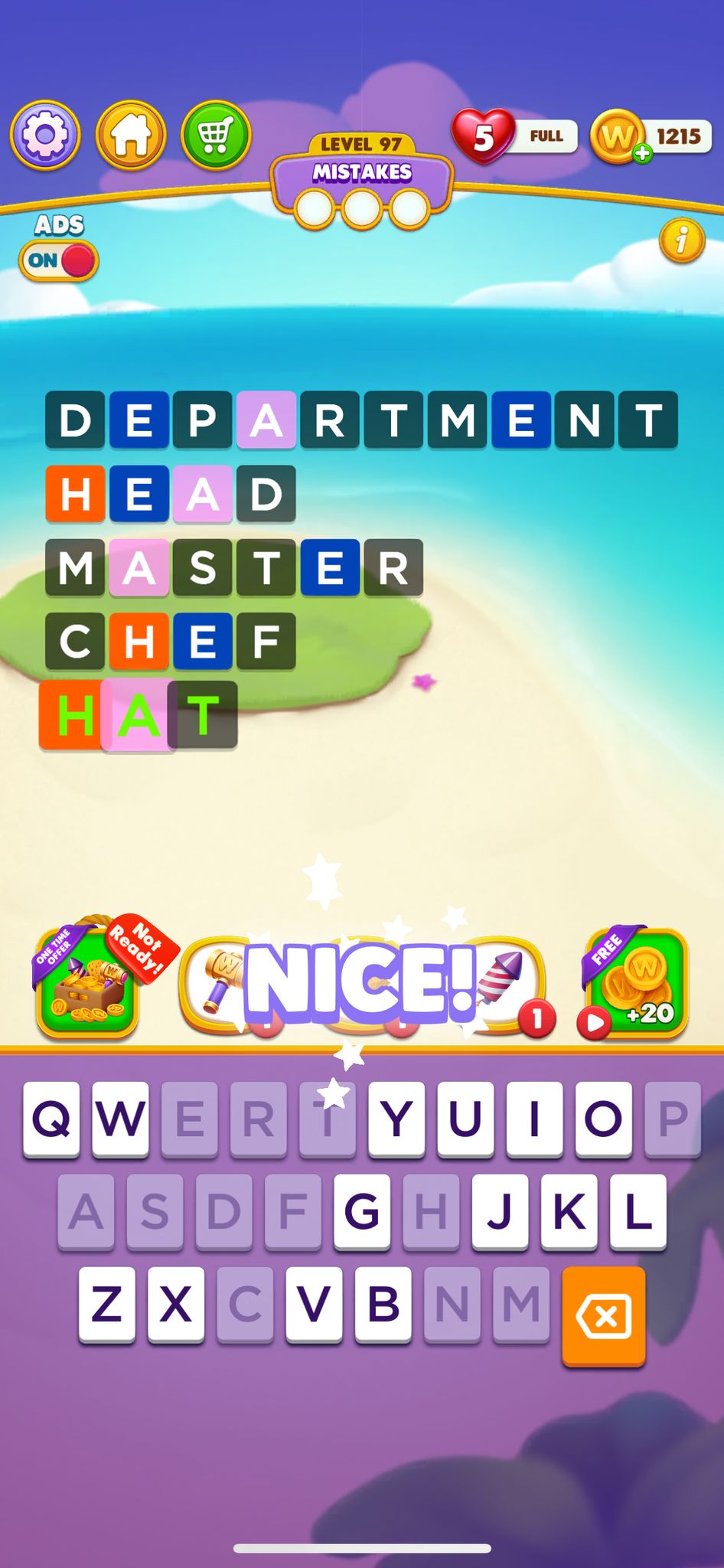 Word Chain Level 97