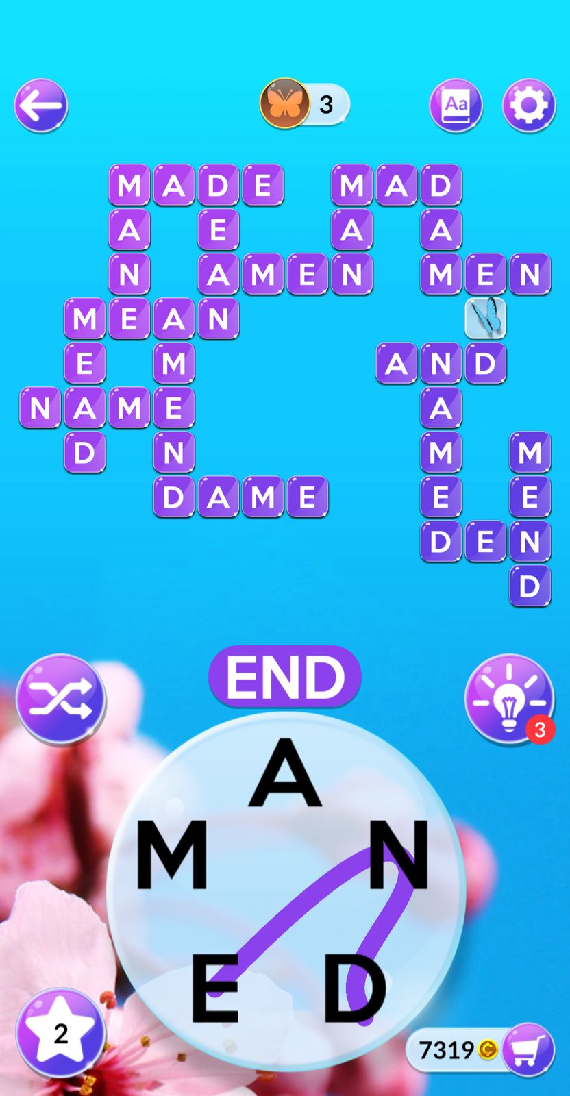 Wordscapes In Bloom Daily March 25 2025