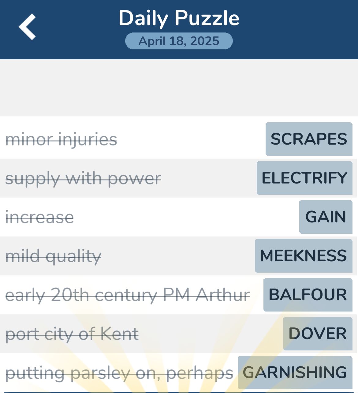 7 Little Words April 18 2025