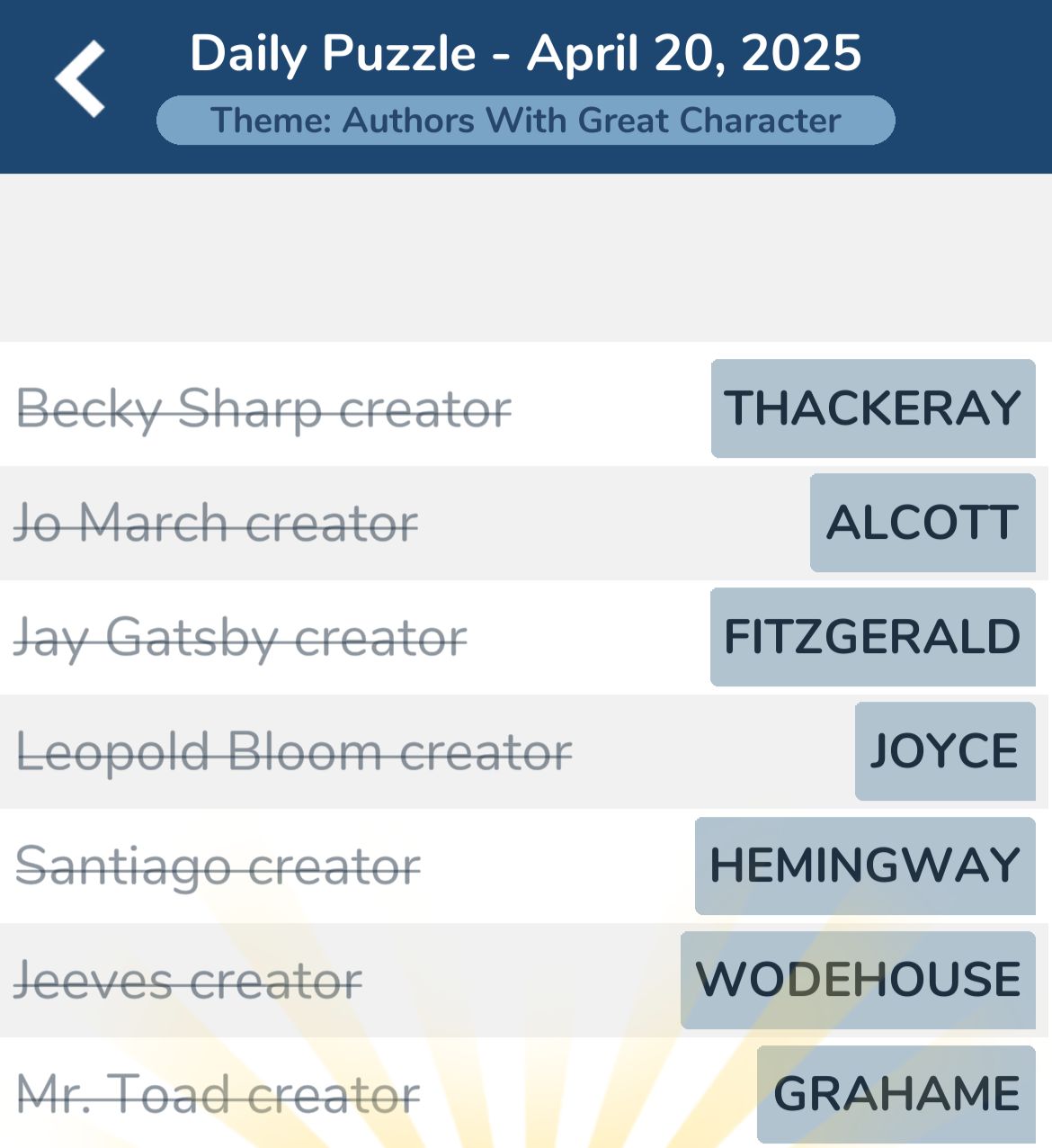7 Little Words April 20 2025