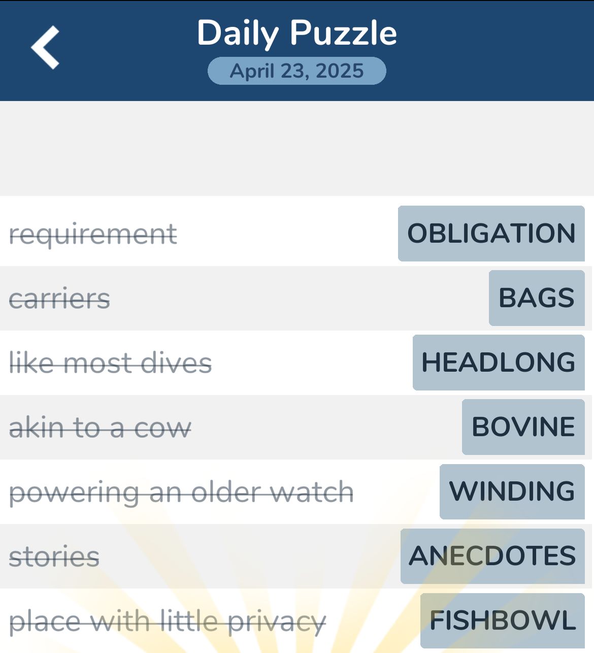 7 Little Words April 23 2025
