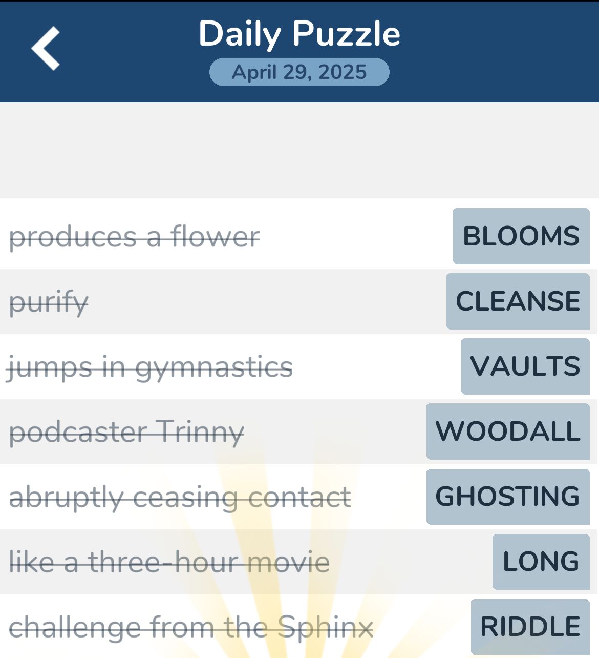 7 Little Words April 29 2025