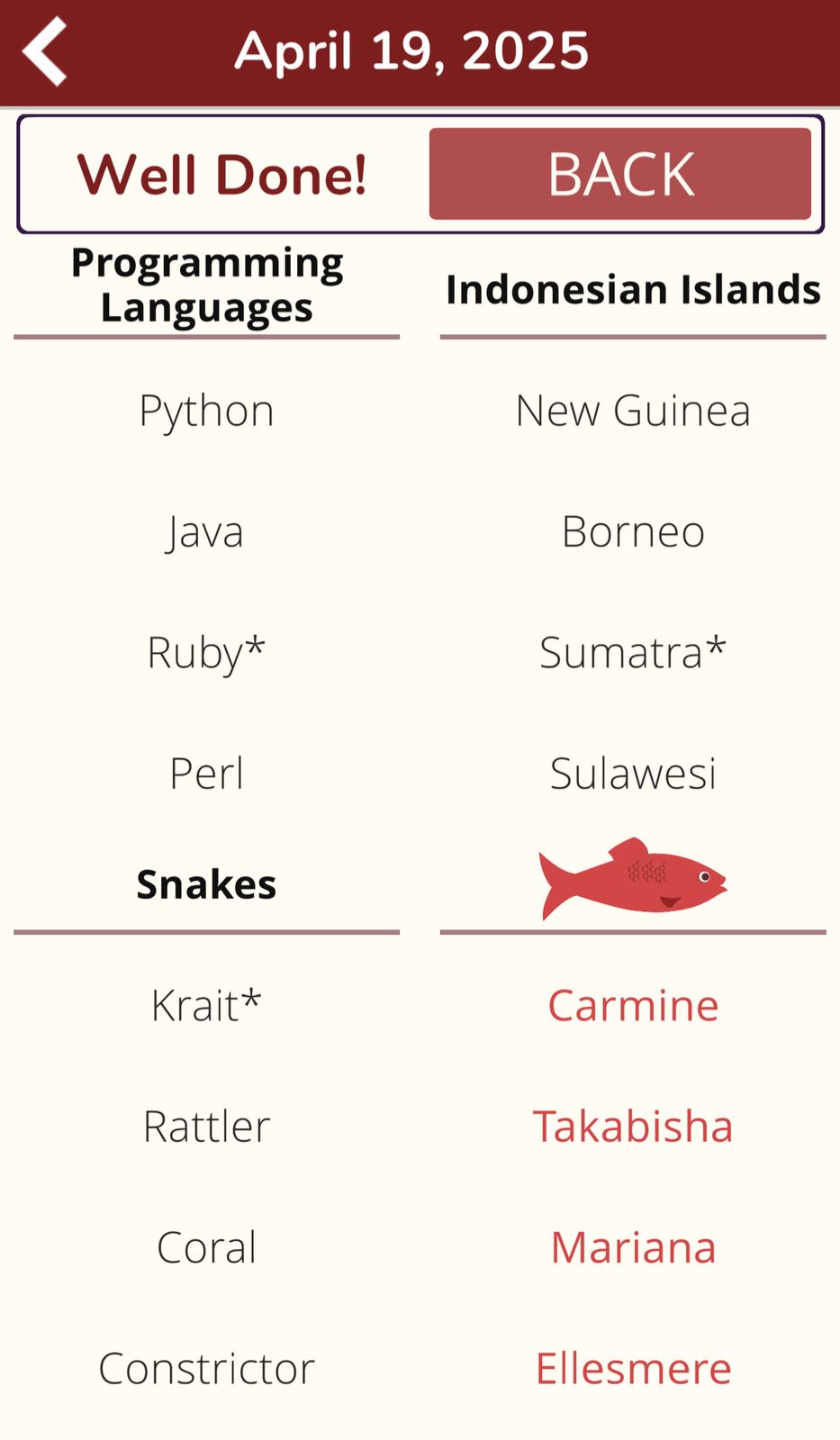 7 Little Words Red Herring April 19 2025 7 Little Words Red Herring April 19 2025