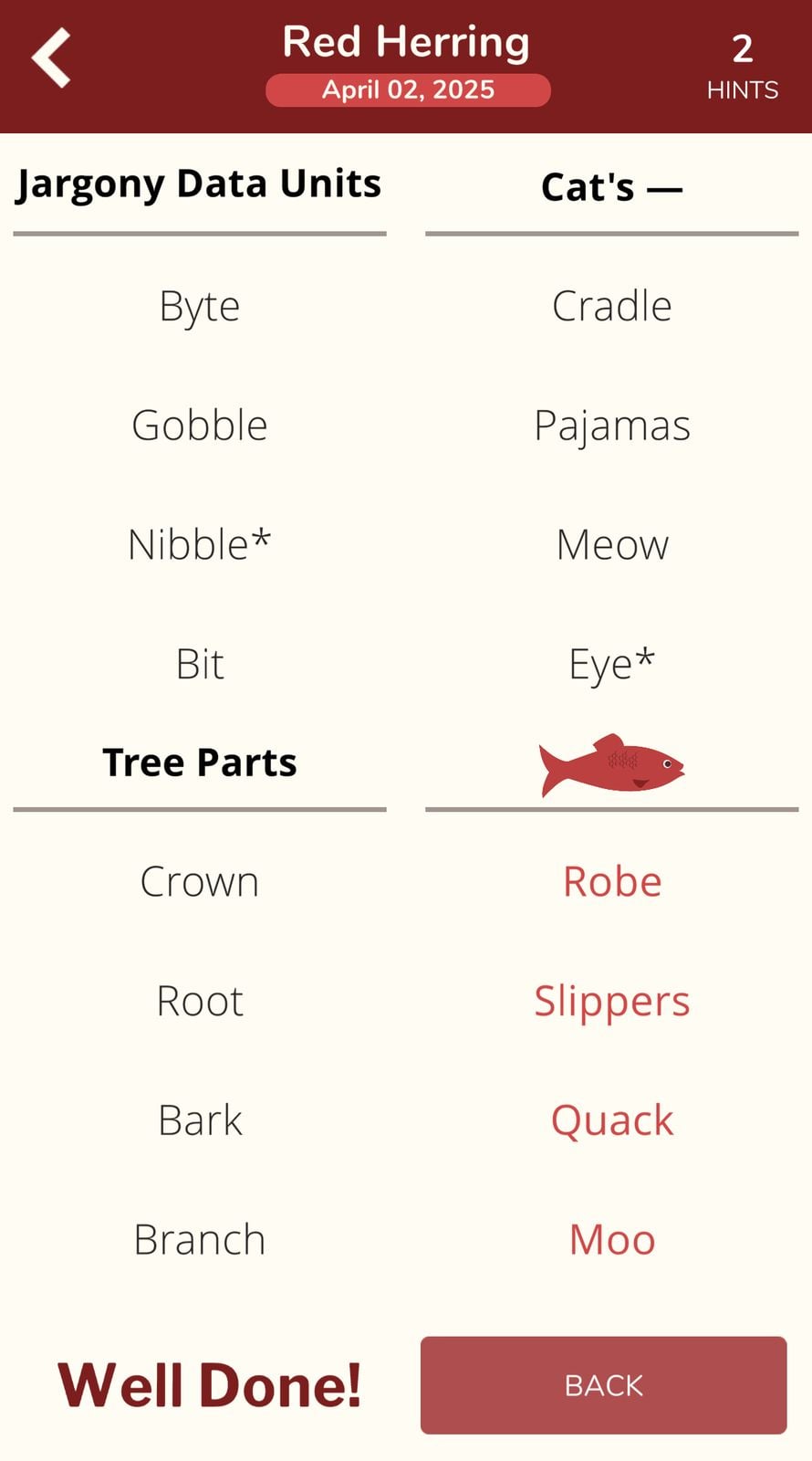 7 Little Words Red Herring April 2 2025