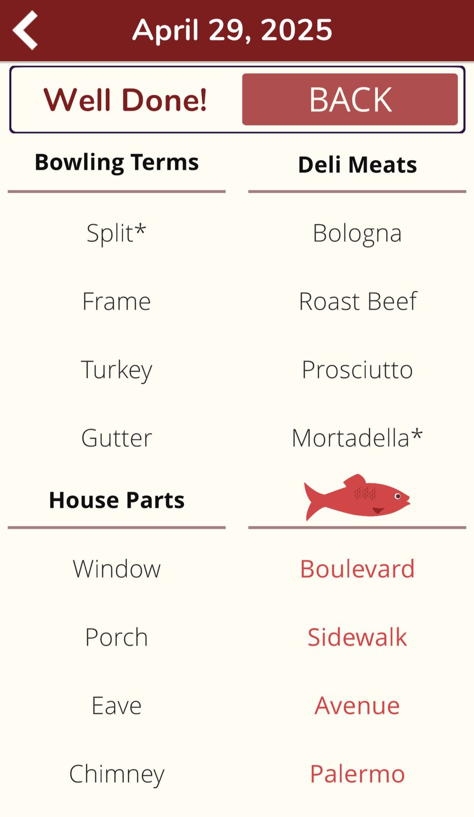 7 Little Words Red Herring April 29 2025