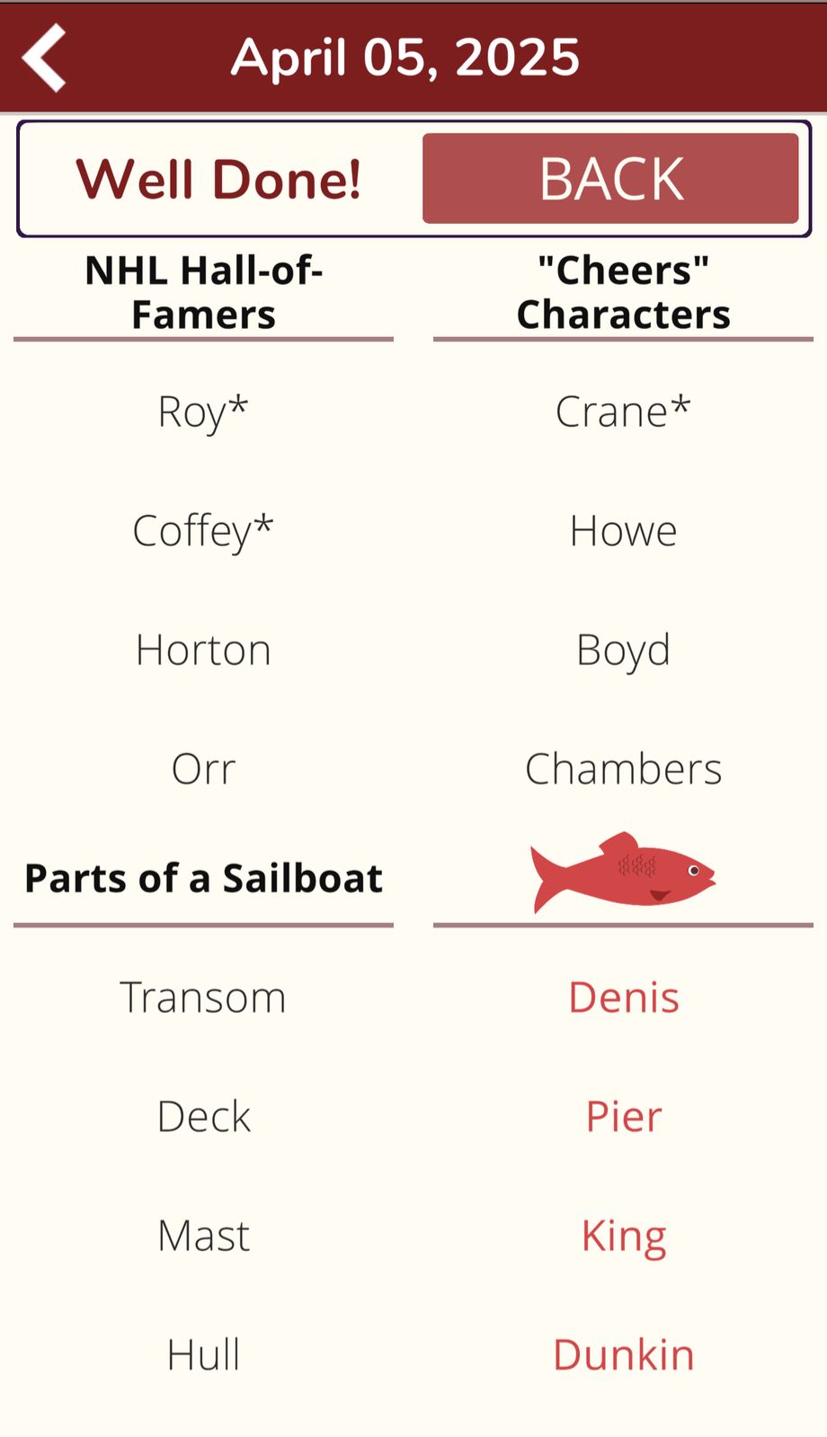 7 Little Words Red Herring April 5 2025