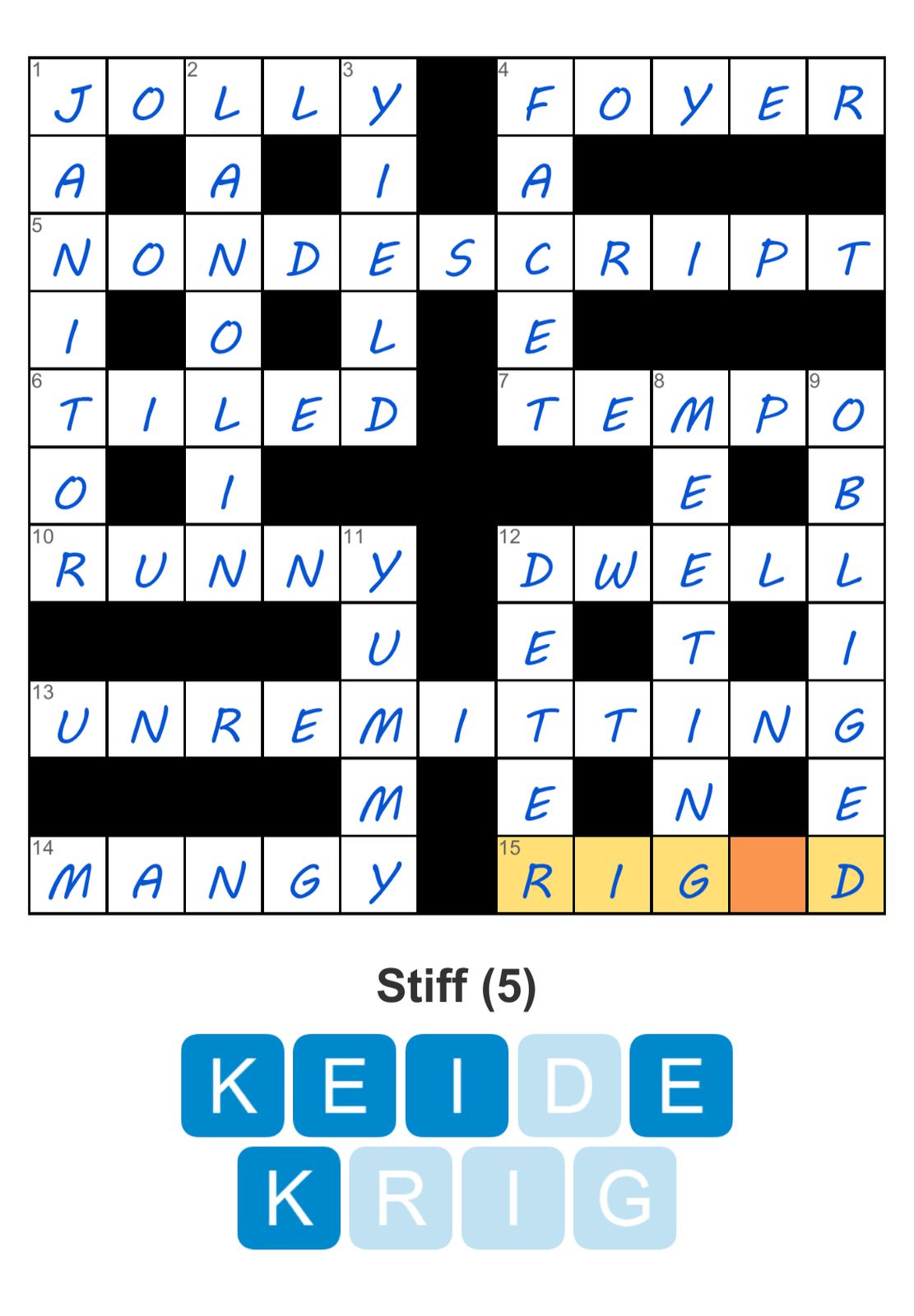 Puzzle Page Crossword April 8 2025