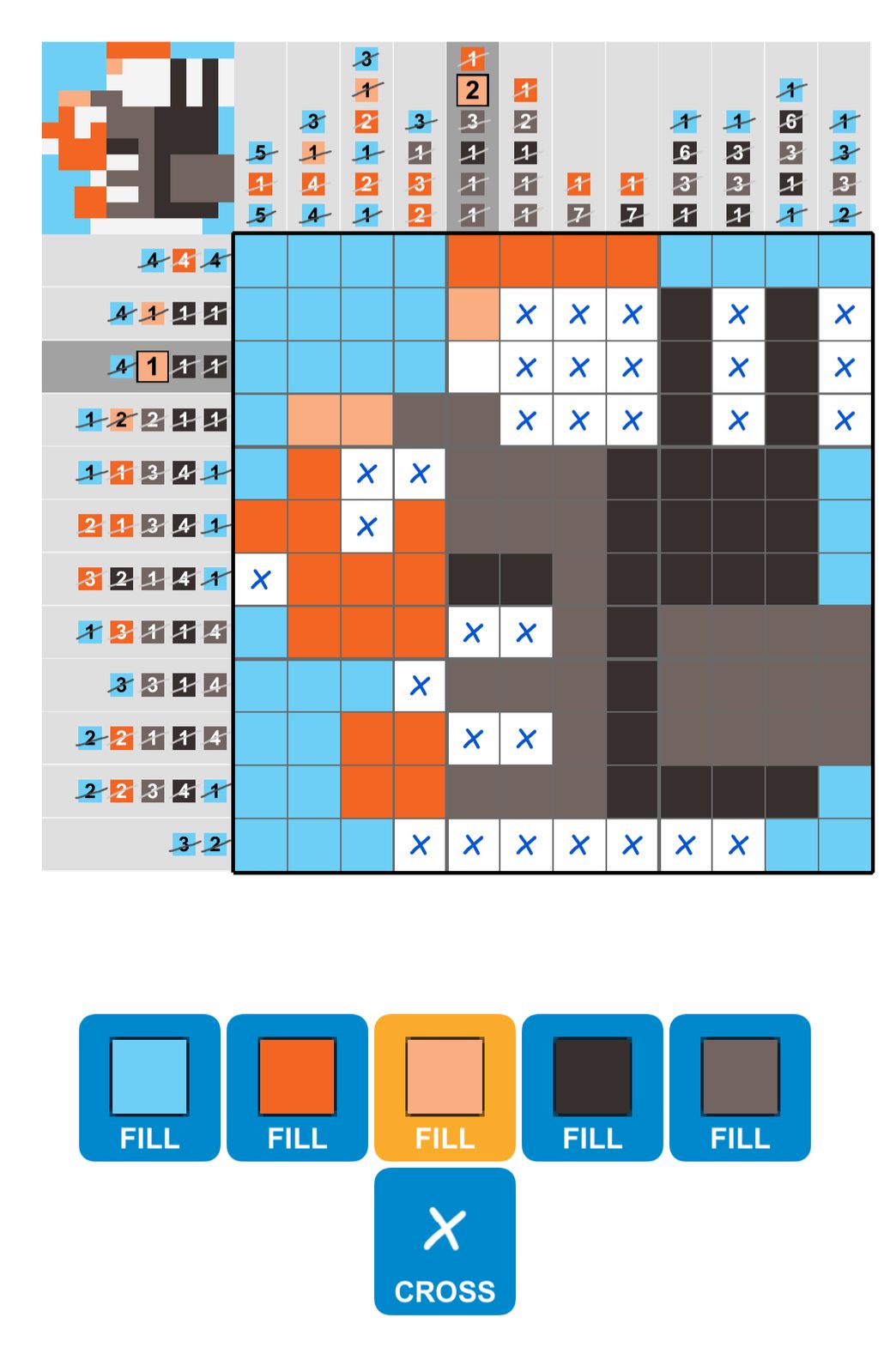 Puzzle Page Picture Cross April 10 2025