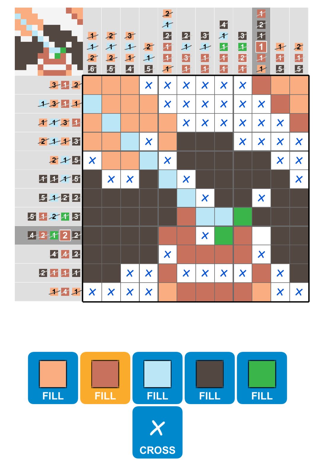 Puzzle Page Picture Cross April 12 2025
