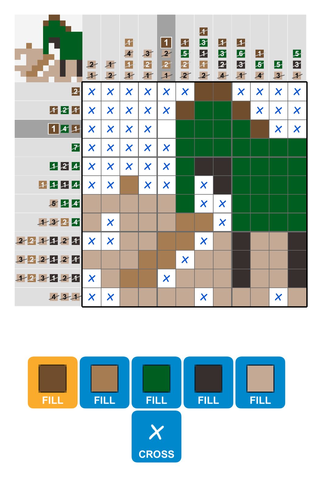 Puzzle Page Picture Cross April 17 2025