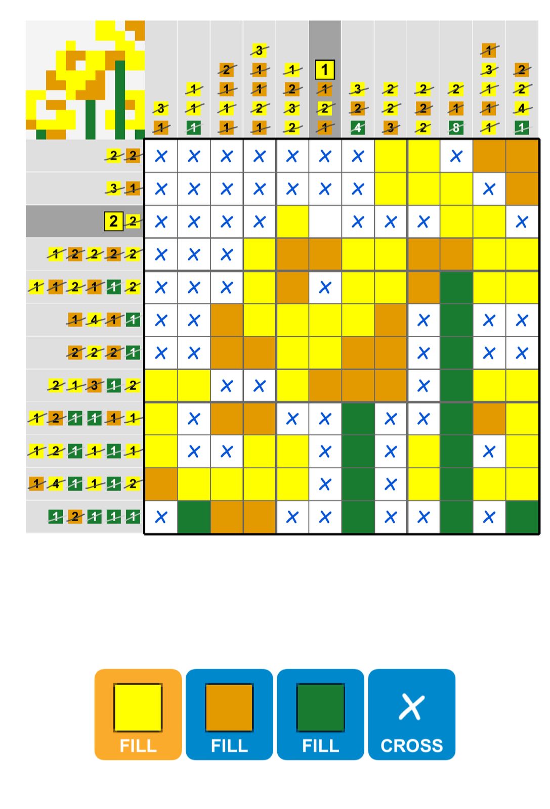 Puzzle Page Picture Cross April 19 2025