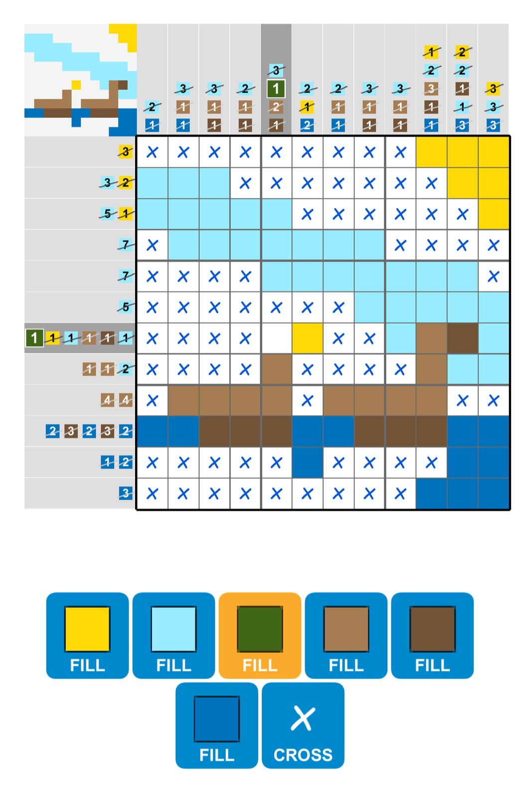 Puzzle Page Picture Cross April 8 2025