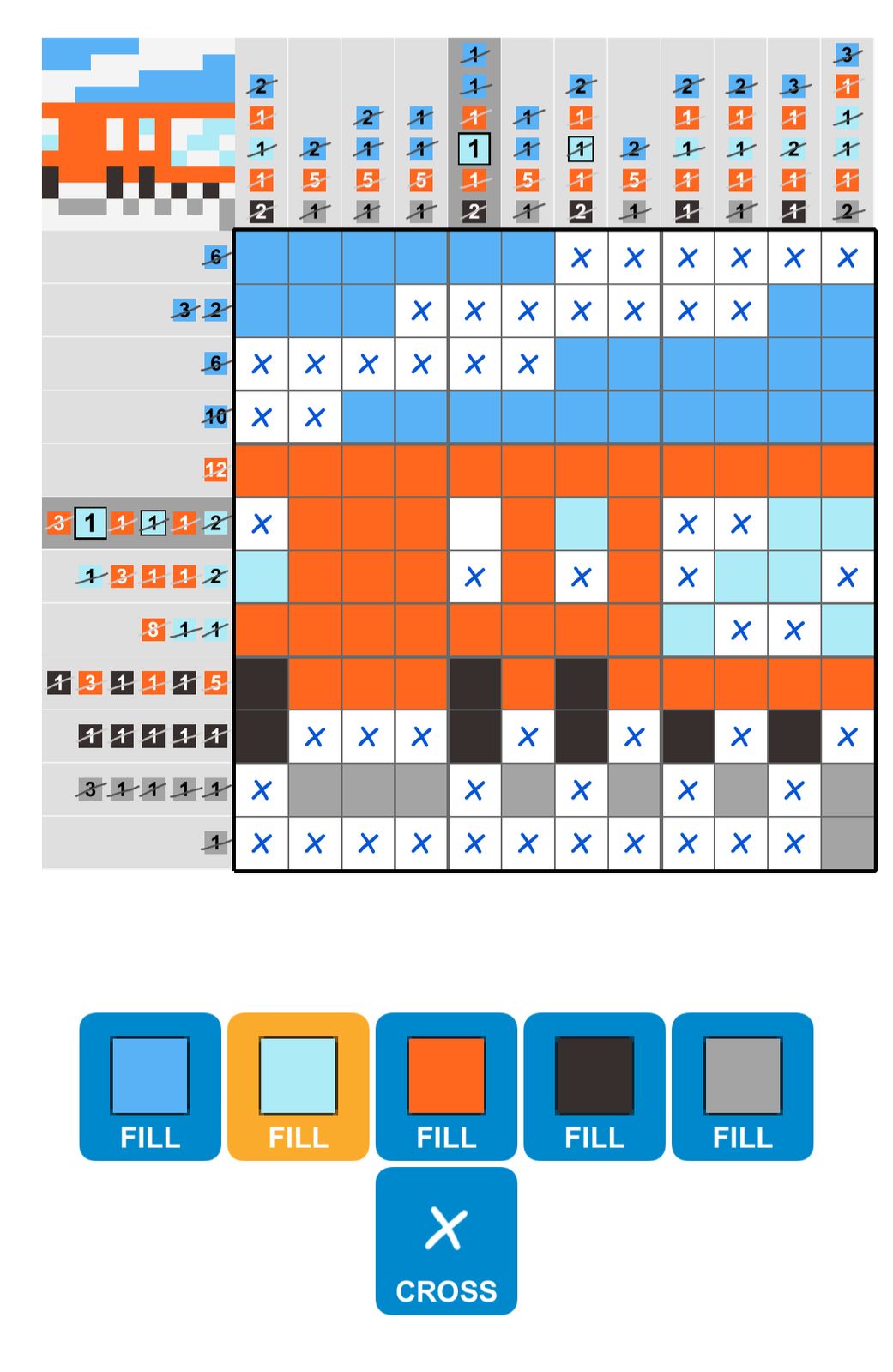 Puzzle Page Picture Cross May 1 2025