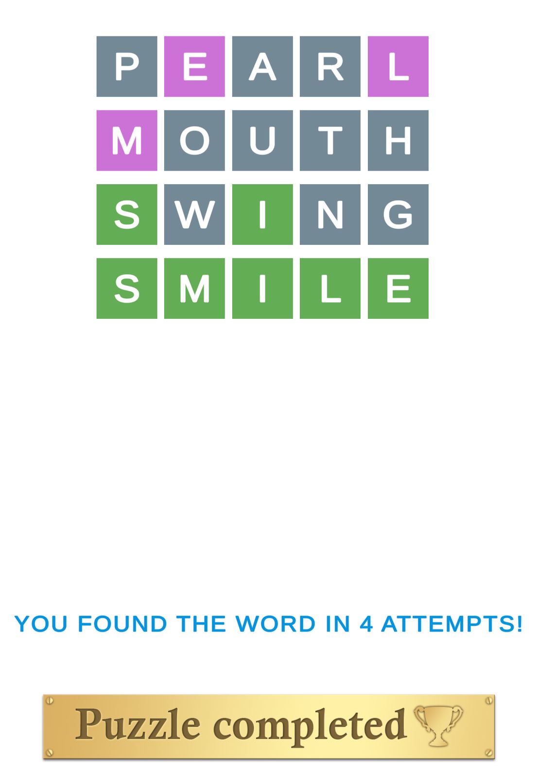 Puzzle Page Wordy April 11 2025