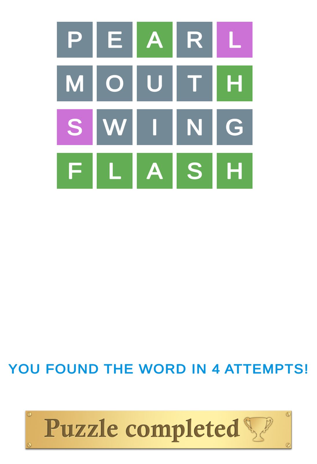 Puzzle Page Wordy April 17 2025