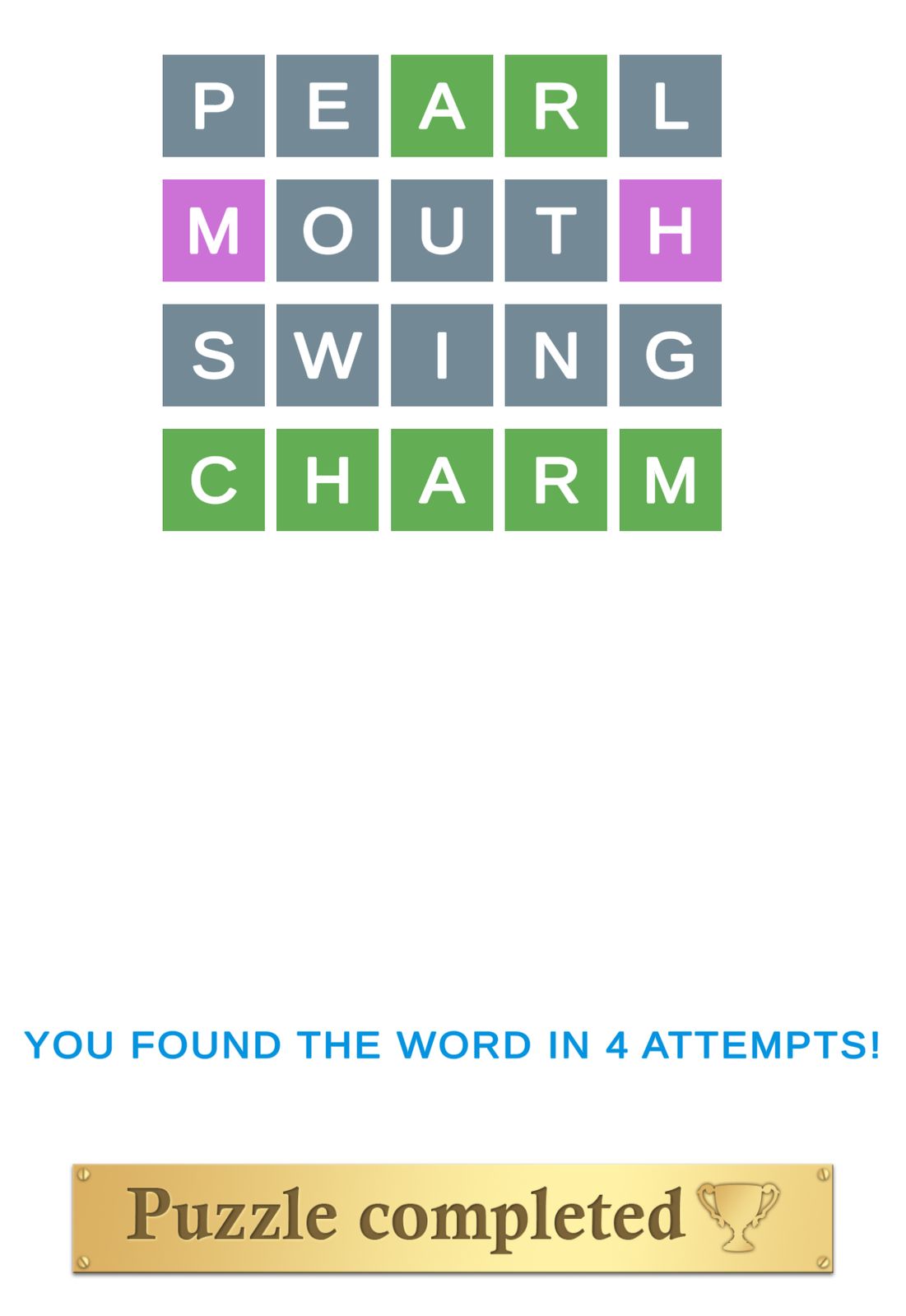 Puzzle Page Wordy April 2 2025