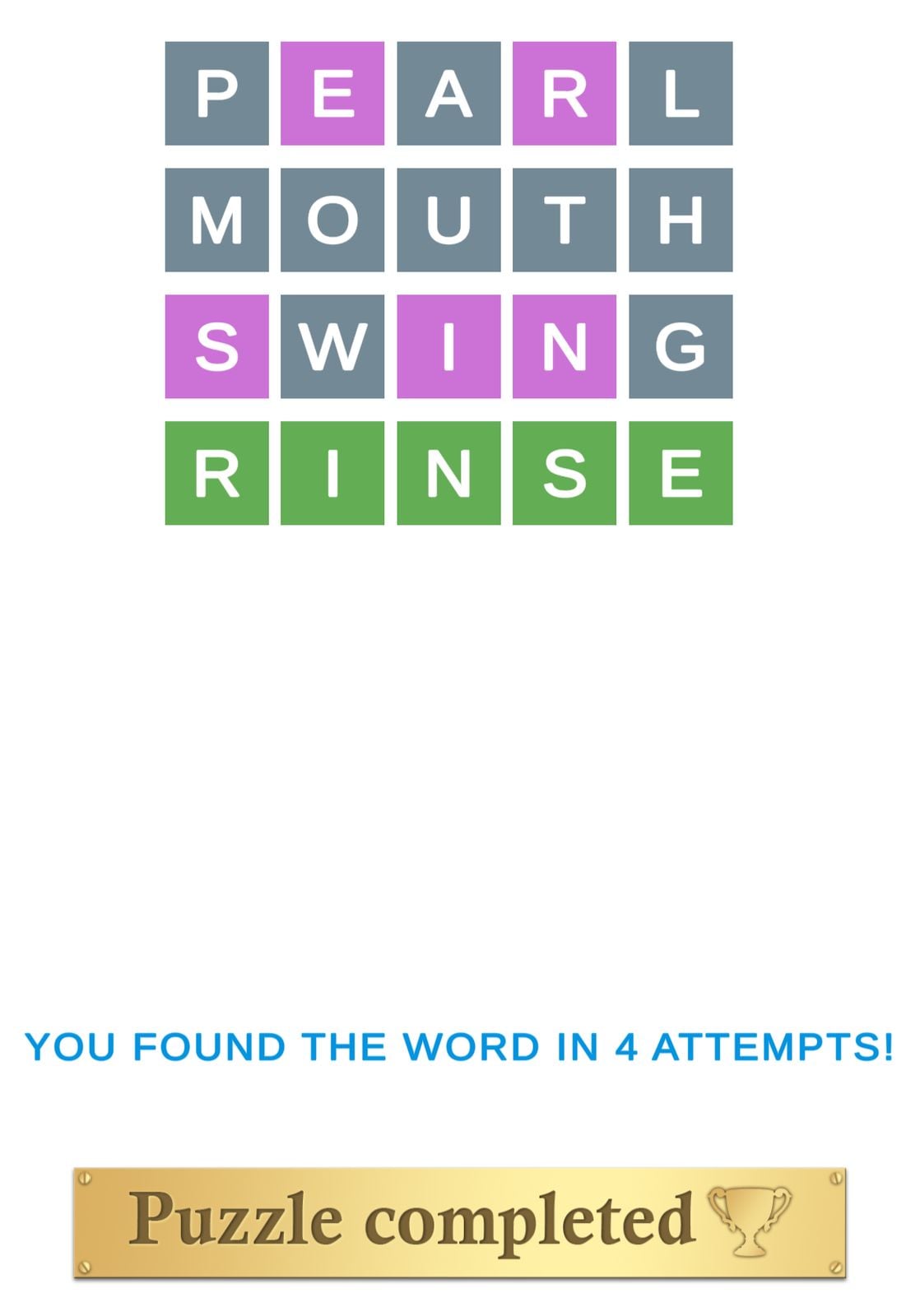 Puzzle Page Wordy April 5 2025