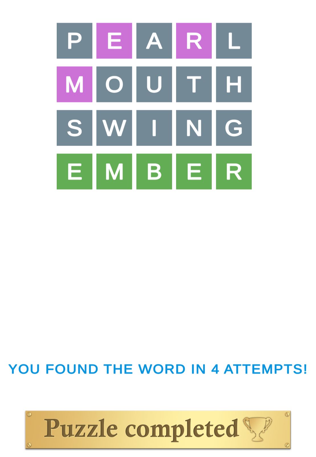Puzzle Page Wordy April 6 2025