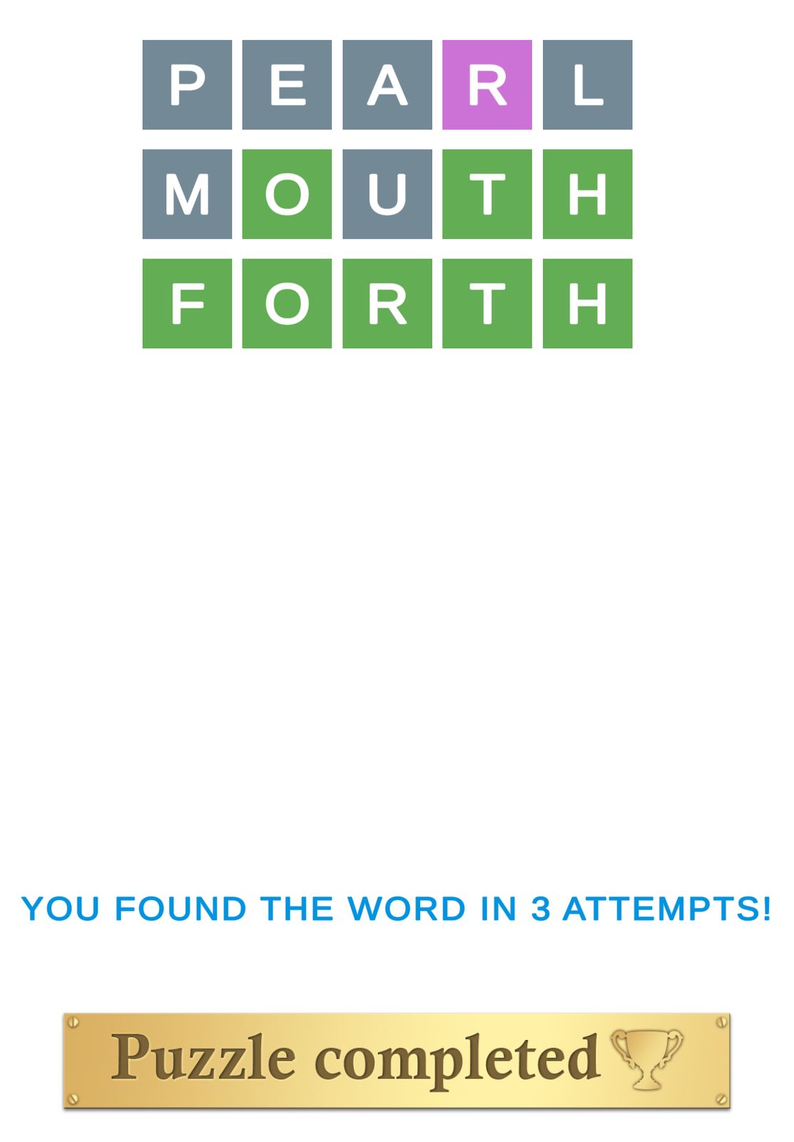 Puzzle Page Wordy April 8 2025