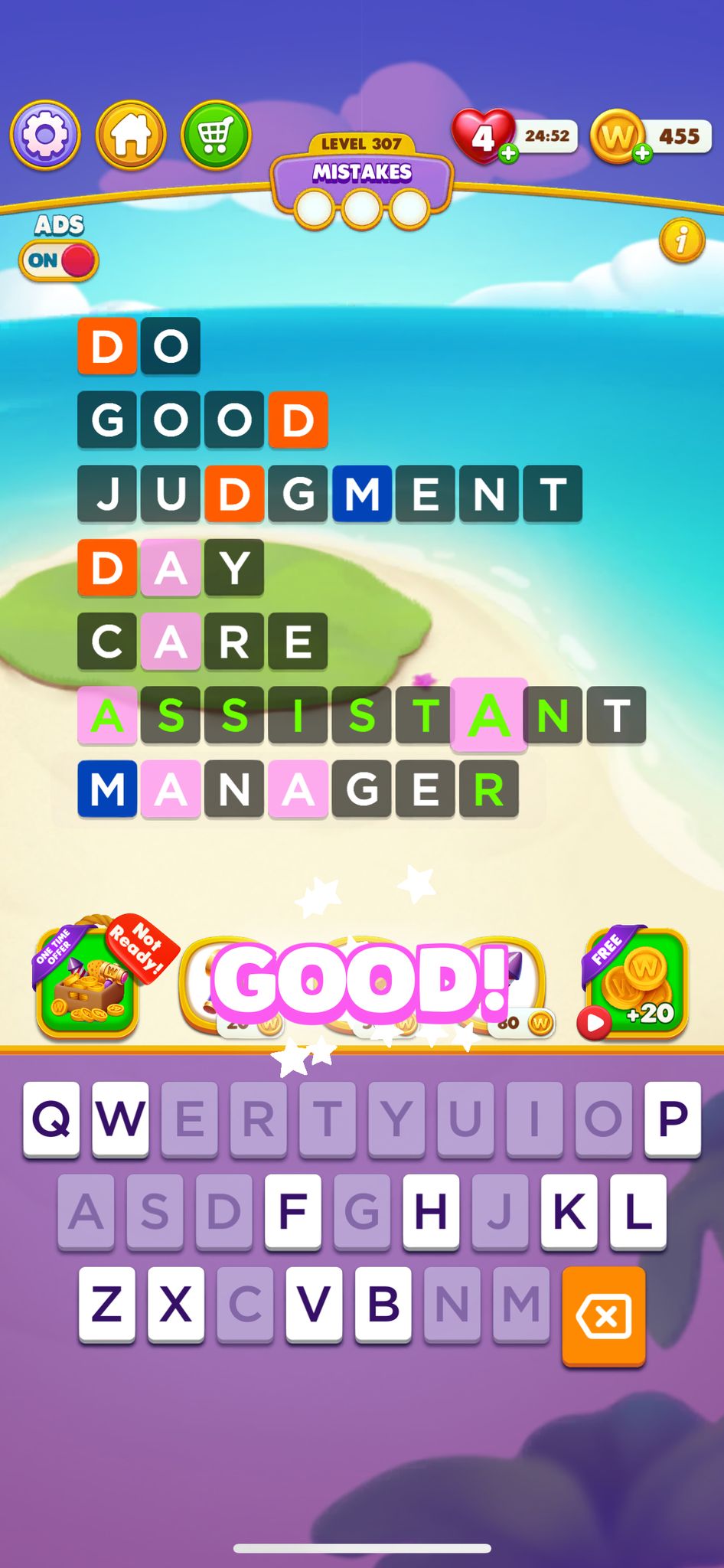 Word Chain Level 307