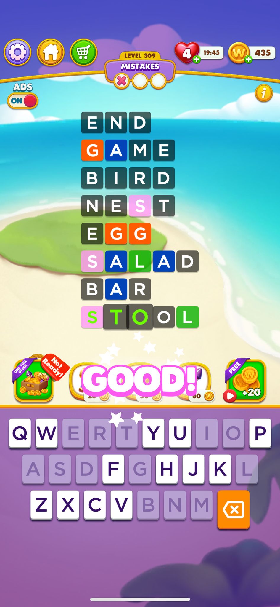 Word Chain Level 309