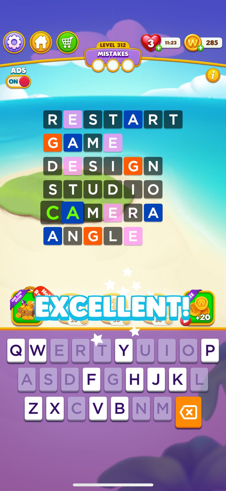 Word Chain Level 312