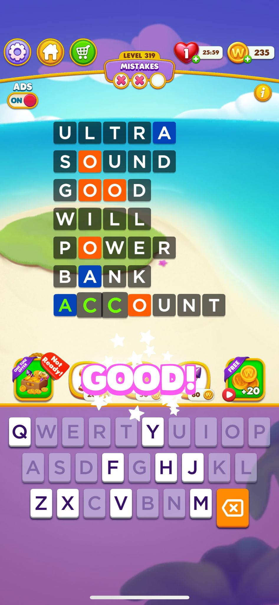Word Chain Level 319