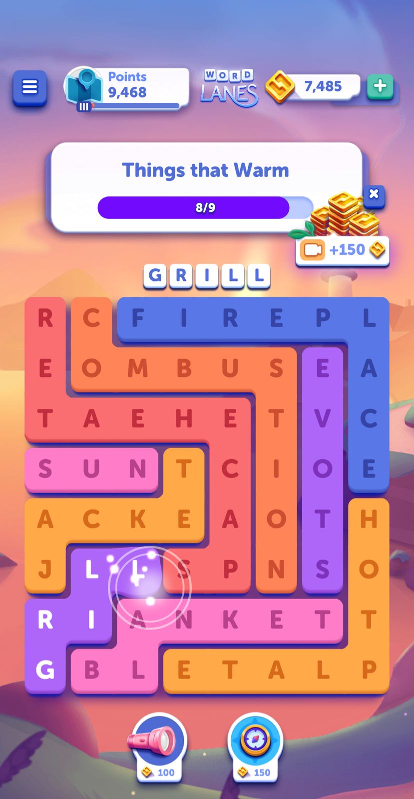 Word Lanes Daily Unwind April 9 2025