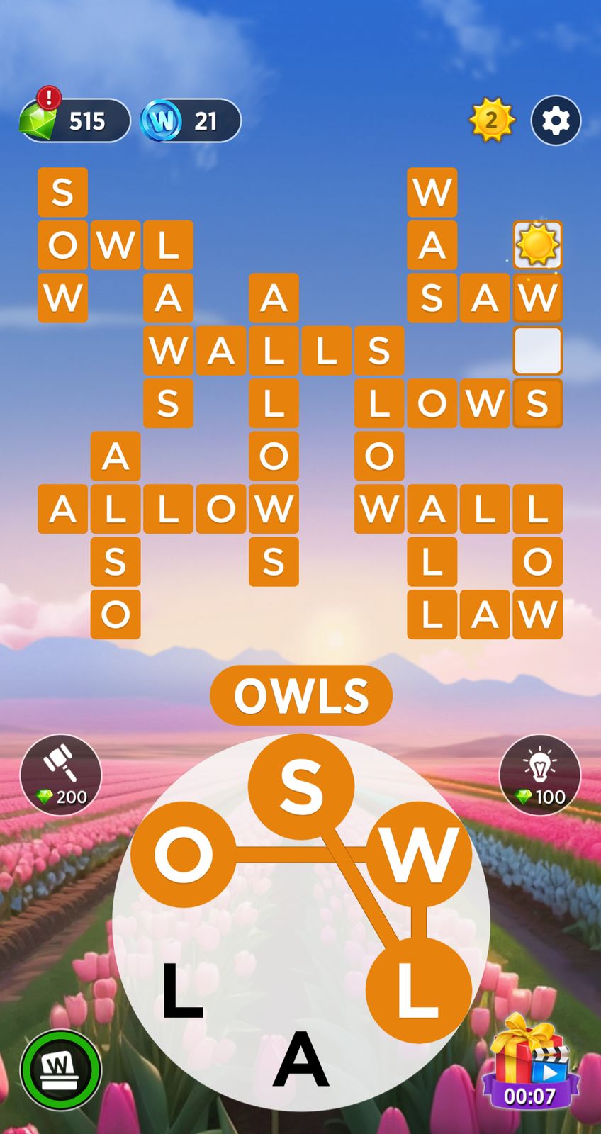 Words of Wonders (WOW) Daily Puzzle April 21 2025