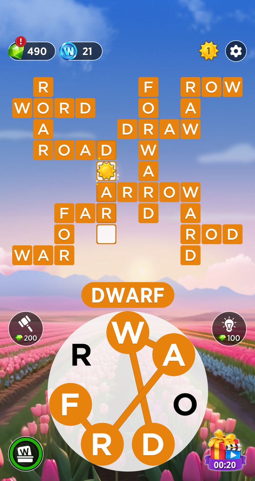 Words of Wonders (WOW) Daily Puzzle April 6 2025