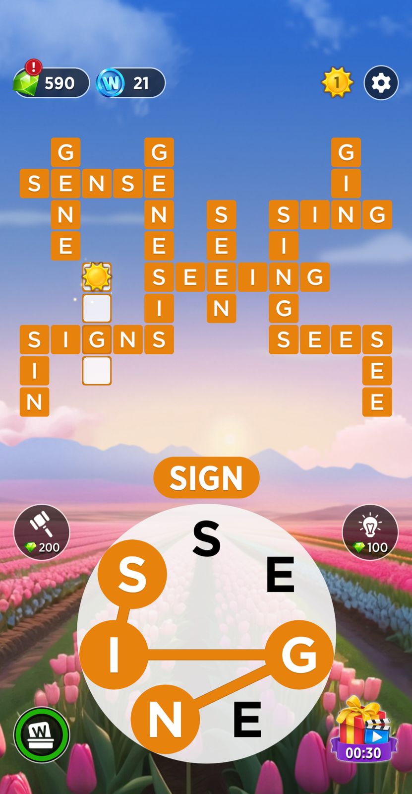 Words of Wonders (WOW) Daily Puzzle April 9 2025