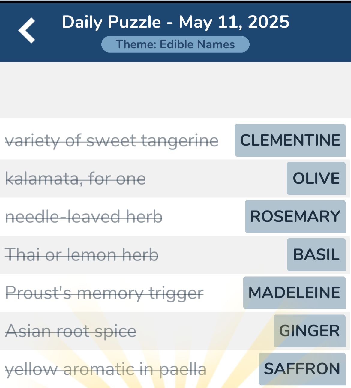 7 Little Words May 11 2025