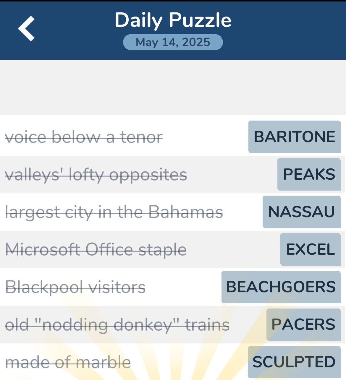 7 Little Words May 14 2025