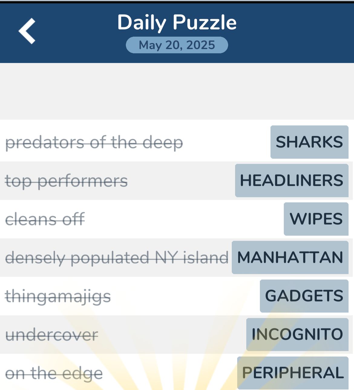 7 Little Words May 20 2025