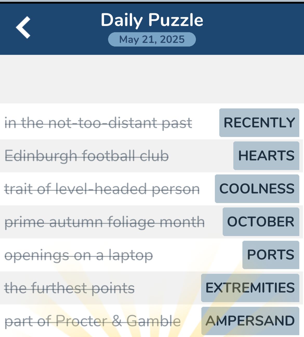 7 Little Words May 21 2025