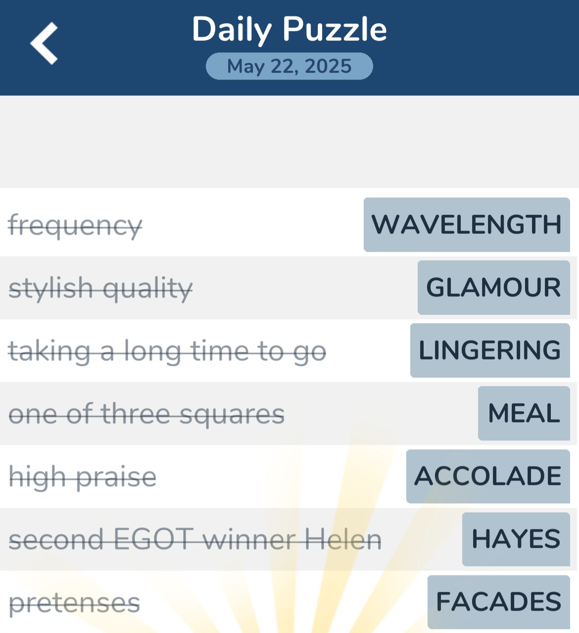 7 Little Words May 22 2025