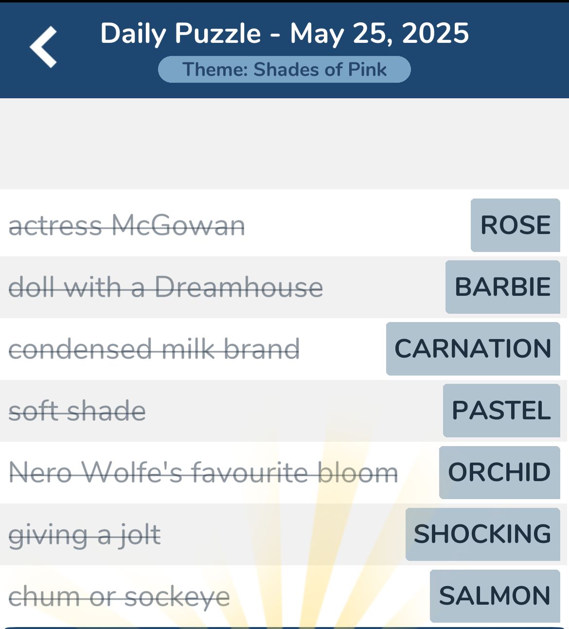7 Little Words May 25 2025