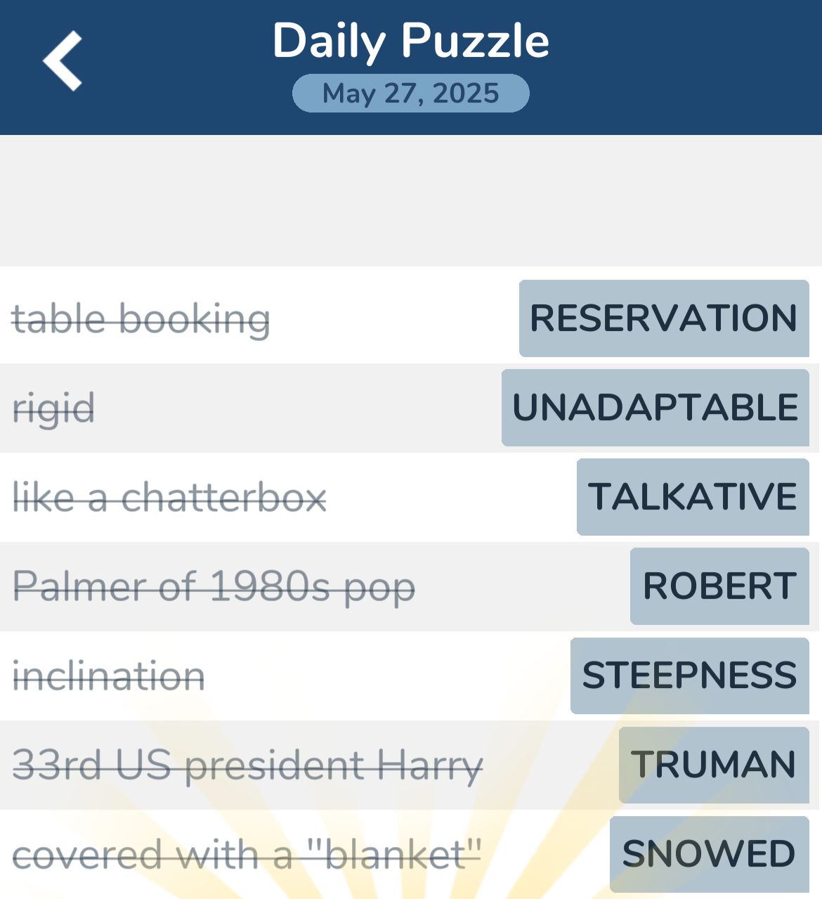 7 Little Words May 27 2025