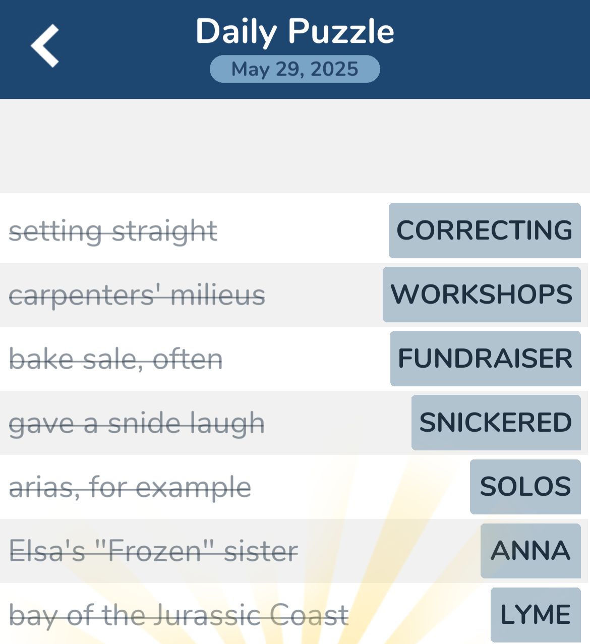 7 Little Words May 29 2025