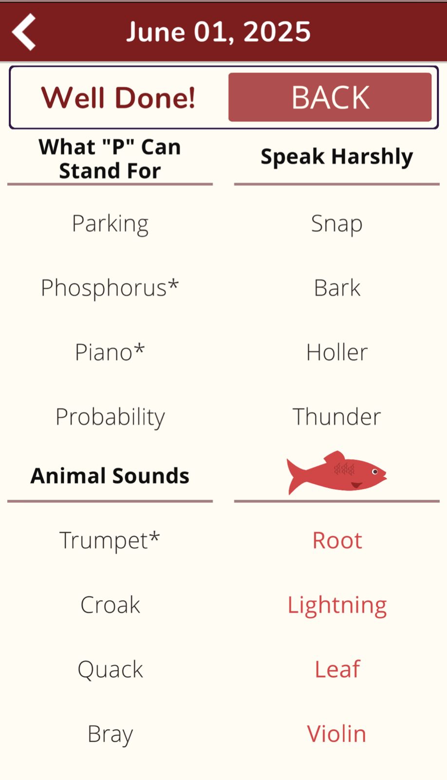 7 Little Words Red Herring June 1 2025 7 Little Words Red Herring June 1 2025
