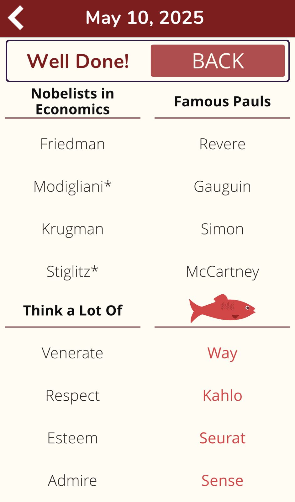 7 Little Words Red Herring May 10 2025