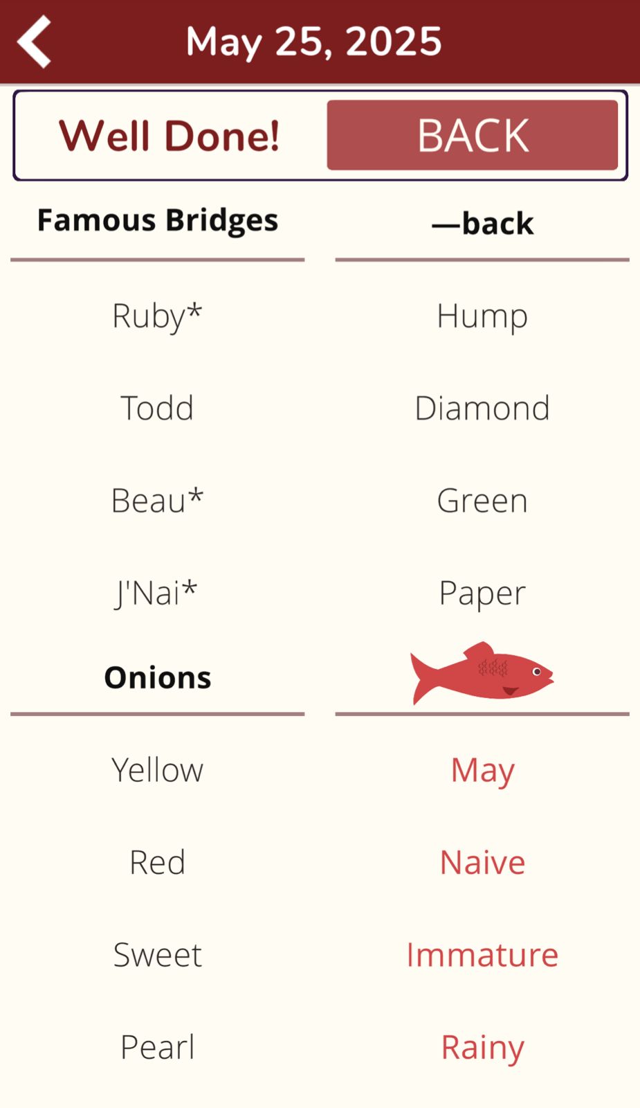 7 Little Words Red Herring May 25 2025