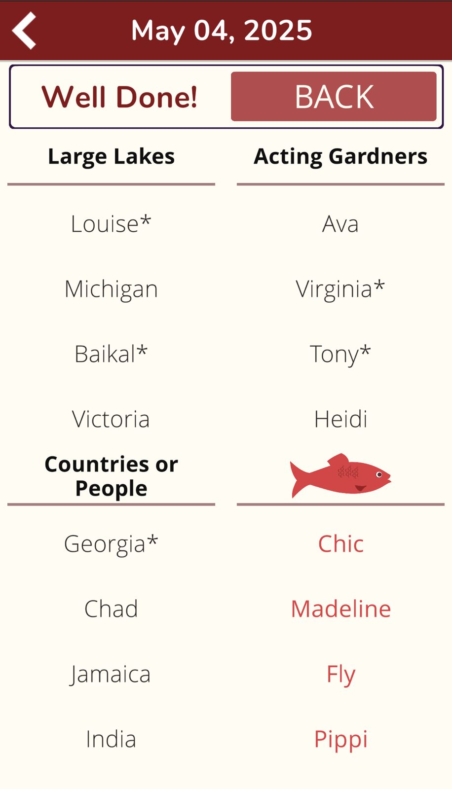7 Little Words Red Herring May 4 2025