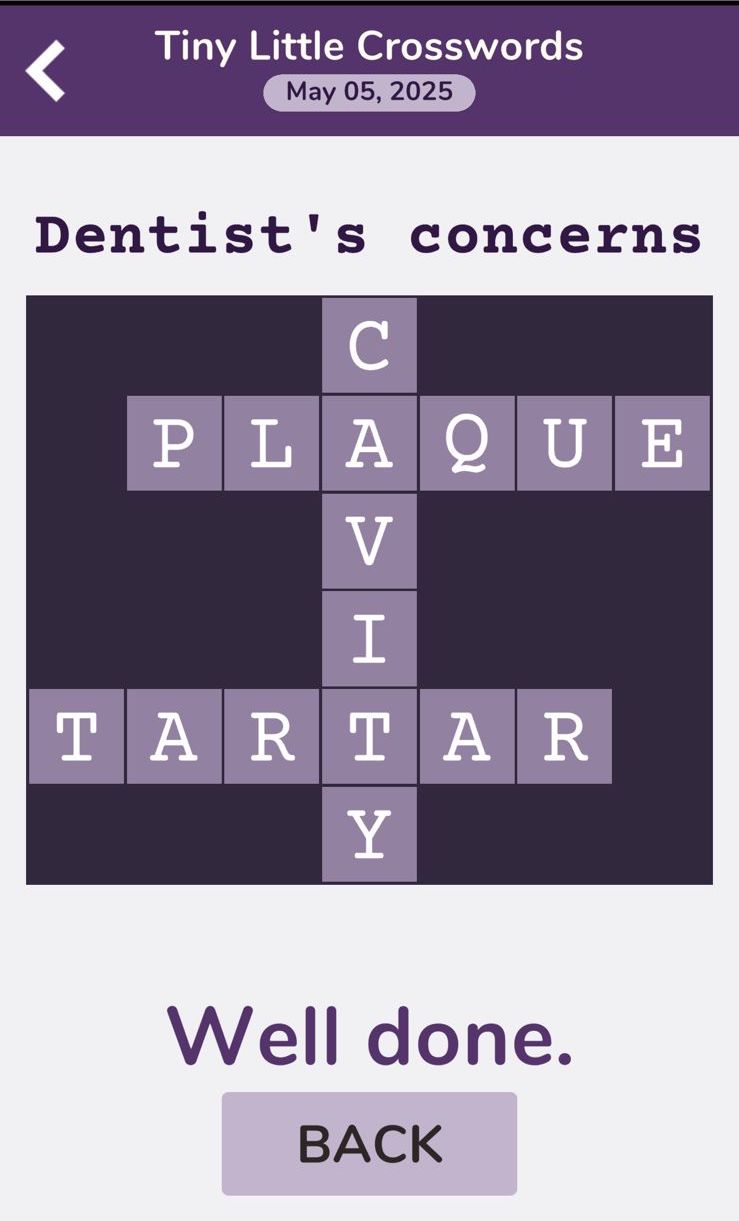 7 Little Words Tiny Little Crosswords May 5 2025