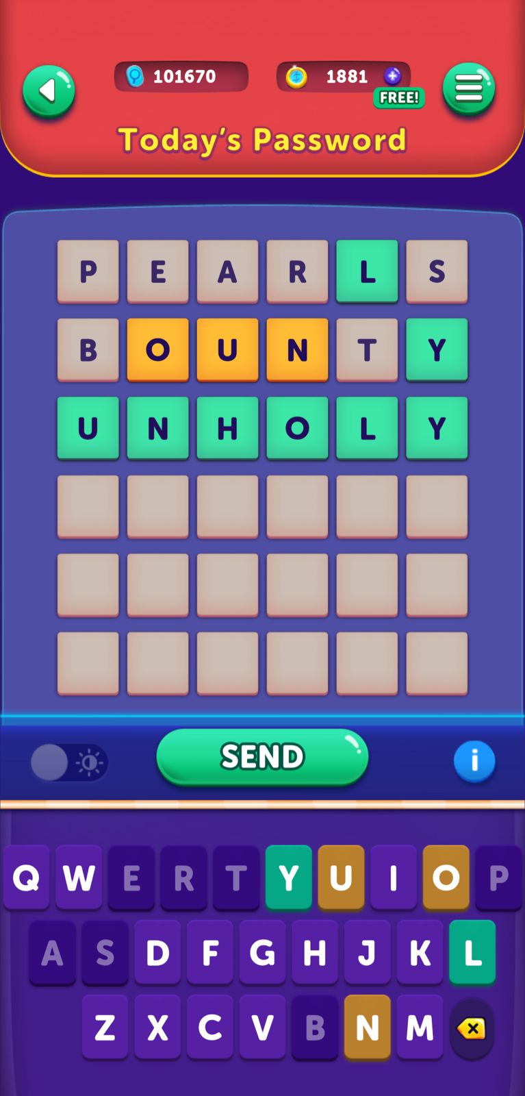 CodyCross Password June 1 2025