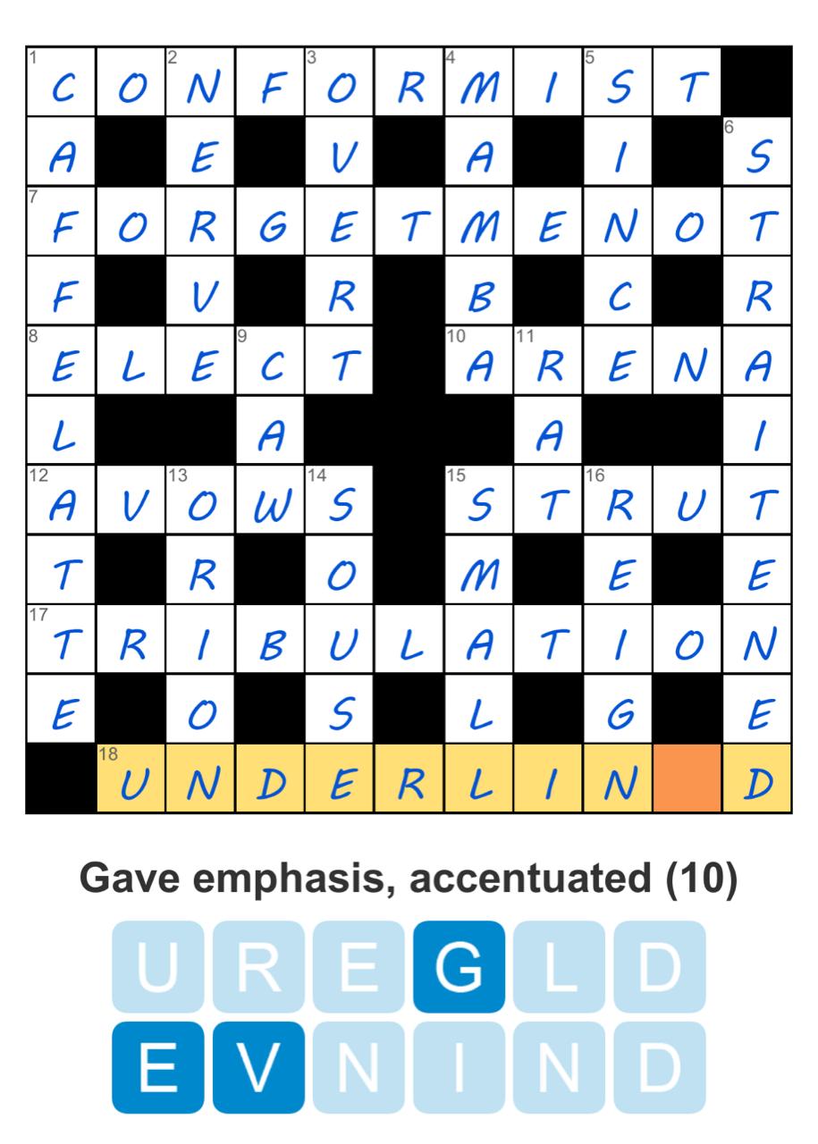 Puzzle Page Crossword May 13 2025