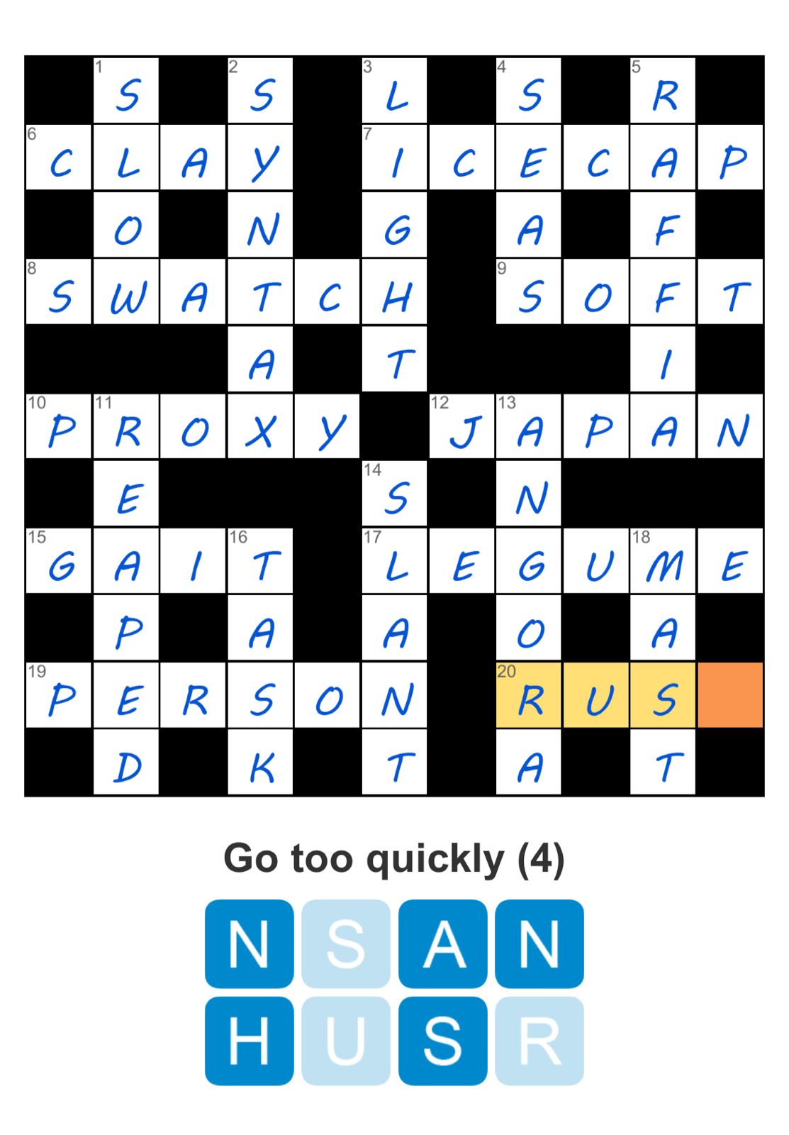 Puzzle Page Crossword May 14 2025
